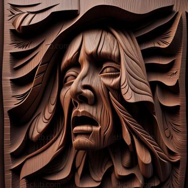 3D мадэль RELIEFCARVED WOODEN (STL)